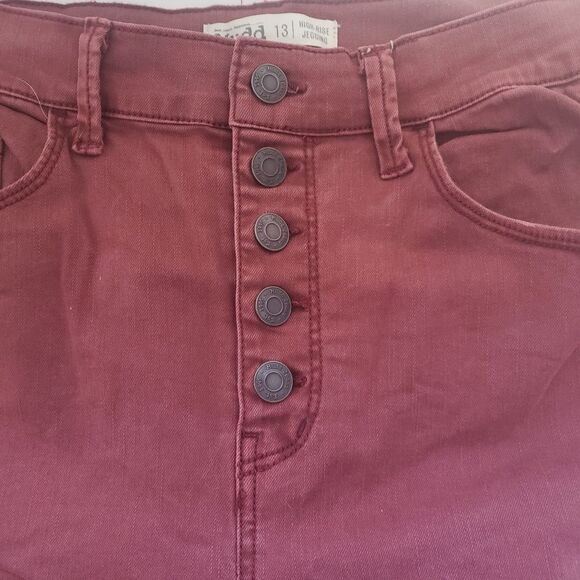 Mudd button front moto style jeans - Picture 2 of 5